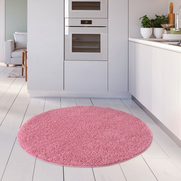 Shaggy Pink Colour Rug durable and soft, high quality