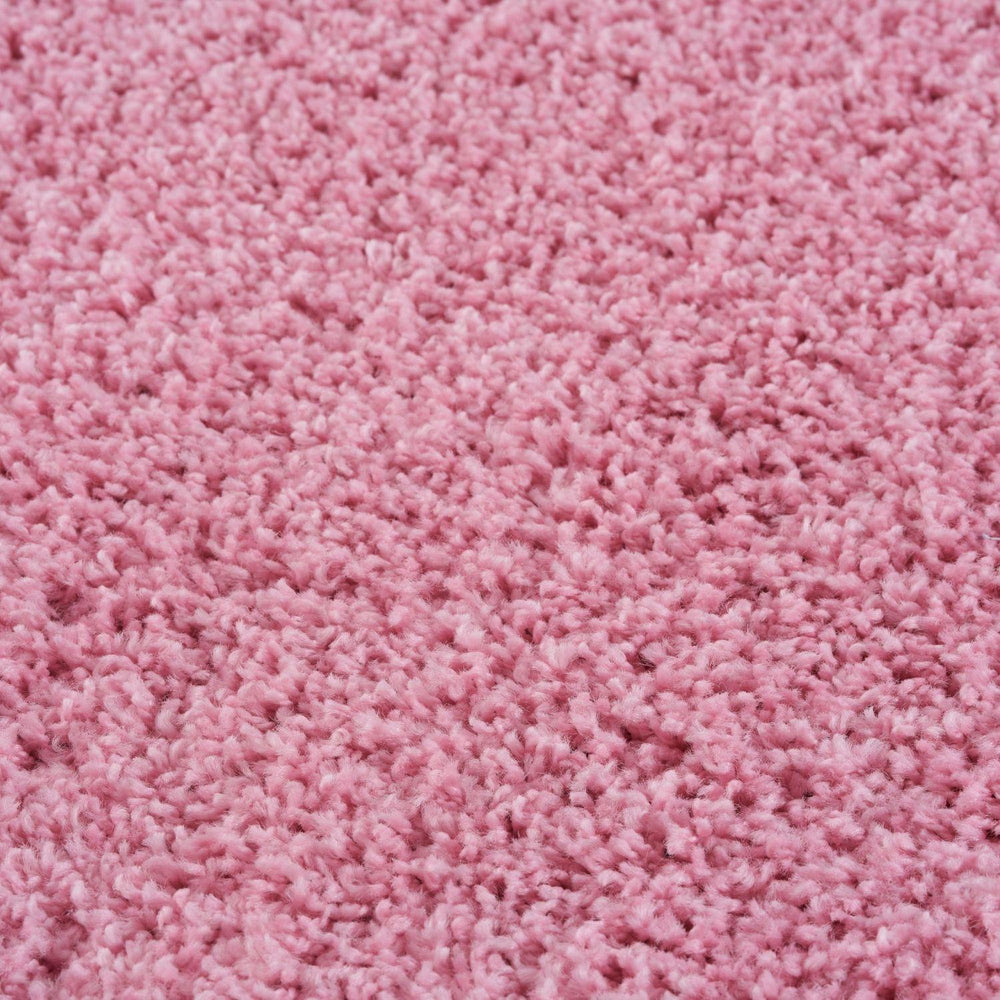 Shaggy Pink Colour Rug durable and soft, high quality