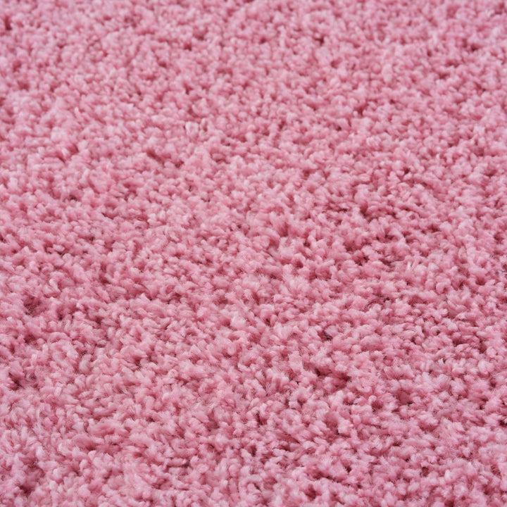 Shaggy Pink Colour Rug durable and soft, high quality