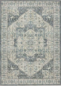 Eco-Washable Grey Rug Vintage Design