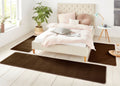 Triada 3-Piece Bedside Rug Brown Set