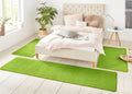 Triada 3-Piece Bedside Rug Green Set