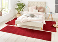 Triada 3-Piece Bedside Rug Red Set