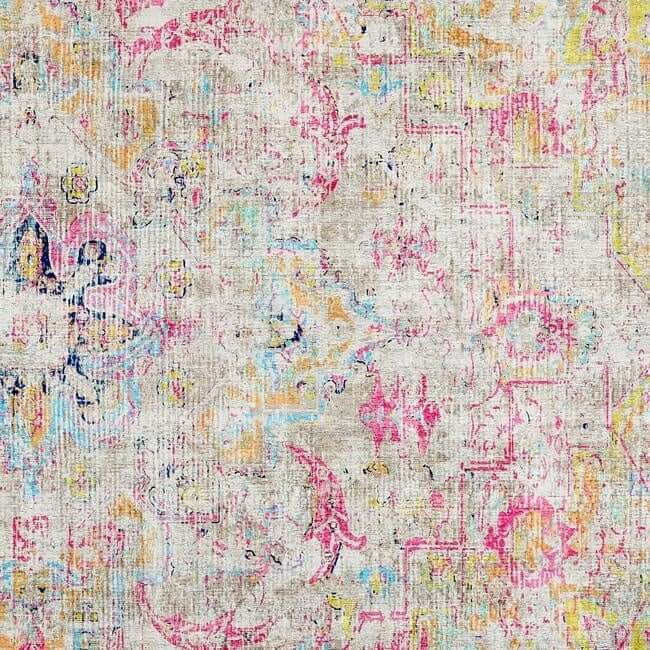 The Rugs Eco-Washable Multicolour Vintage Rug | Practical