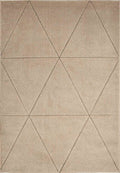 Newport Capleton Beige Rug – Geometric Design
