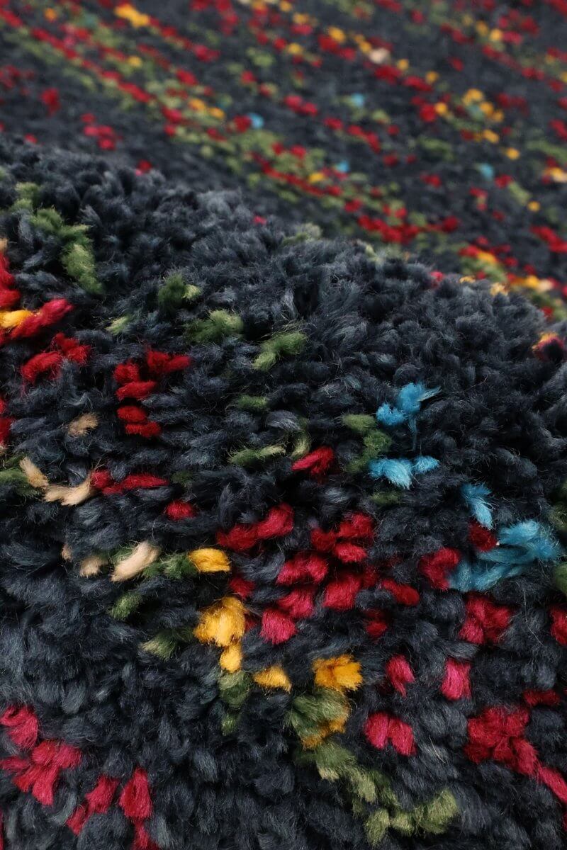 The Rugs Noble Sherpa Rug – Blue and Red Colours