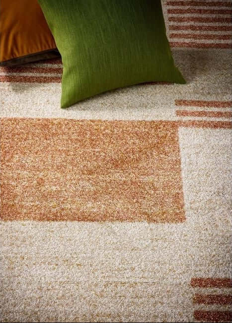 The Rugs Nomad Abstract Striped Rug | Durable & Stylish