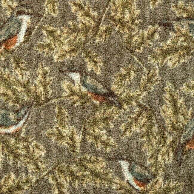 The Rugs Eco-Friendly Washable Birds Mat |UK-Made Floor Care