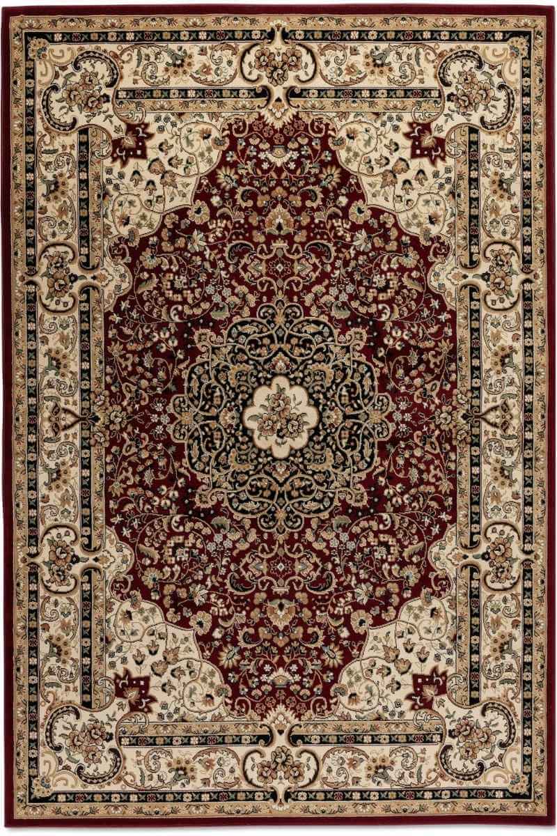 The Rugs Red Vintage Oriental Medallion Rug