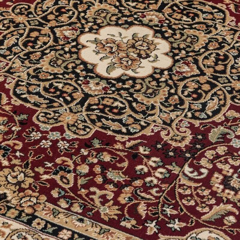 The Rugs Red Vintage Oriental Medallion Rug