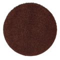 Washable Ox Red Shaggy Rug