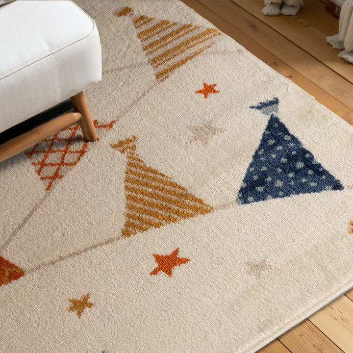 Adventures Kids Rug – Hot Air Balloon Design