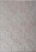 Penny Geometric Wool Cream Rug