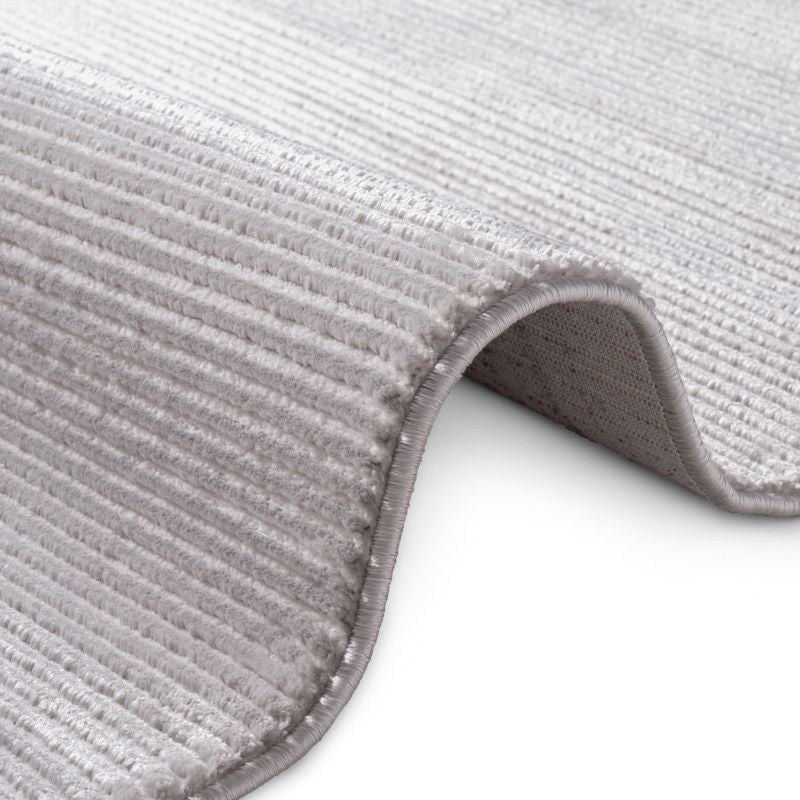 Perles Shortpile Rug Dolomite – Modern Striped