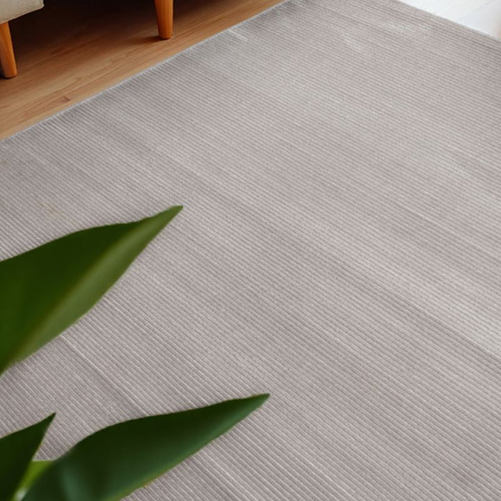 Perles Shortpile Rug Dolomite – Modern Striped