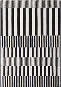 Ted Baker Stryve Woolen Rug Pulse Black White