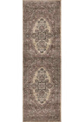 Raja Medallion Vintage Rug – Brown Heritage Elegance