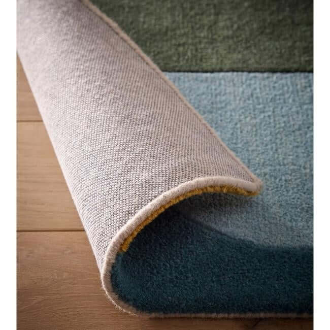 The Rugs Retro Deco Geometric Wool Rug - Statement Piece