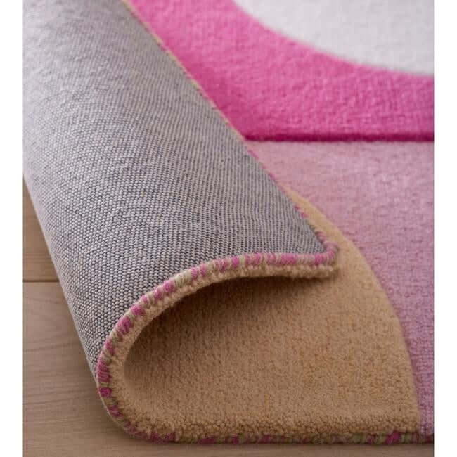 The Rugs Retro Deco Geometric Wool Rug - Statement Piece