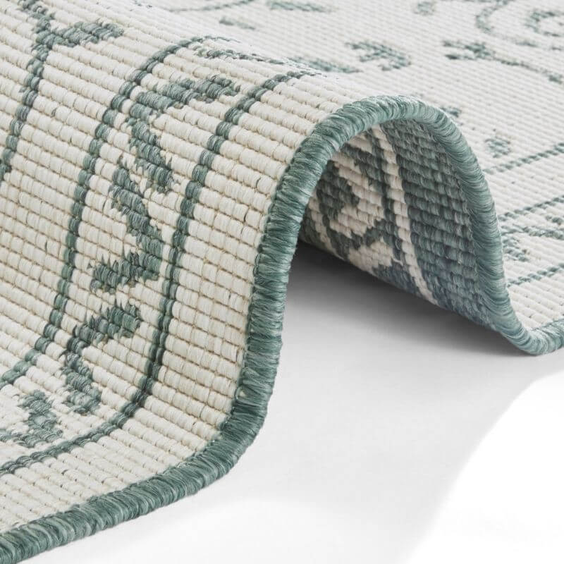 The Rugs Leyte Reversible Indoor-Outdoor Rug |Vintage Floral