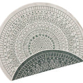 Porto Round Reversible Green Rug Indoor-Outdoor