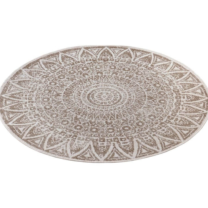 The Rugs Outdoor-Indoor Reversible Round Rug: Versatility