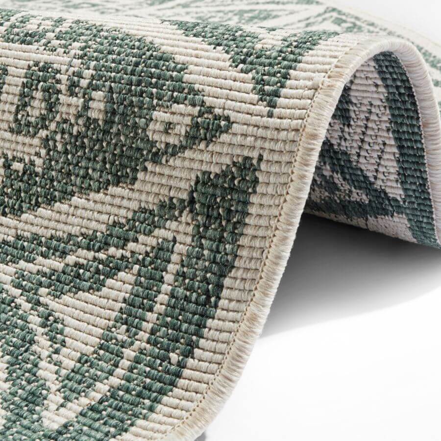 The Rugs Outdoor-Indoor Reversible Round Rug: Versatility