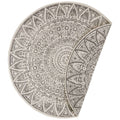 Indoor - Outdoor Round Lilja Vintage Grey Rug