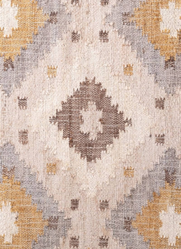 The Rugs Roya Afghan Kelim Rug – Parsa Cream Multicolour