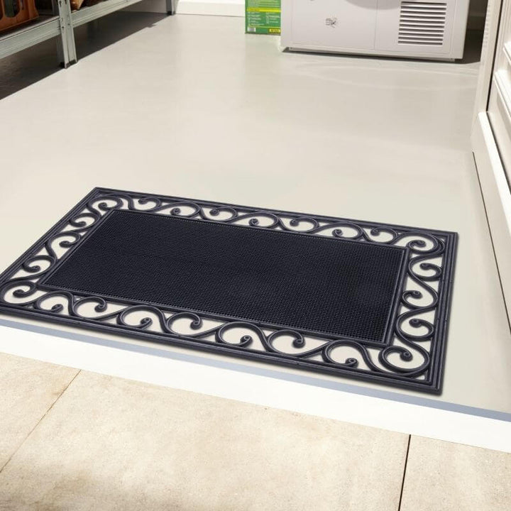 Mix Mats Doormat Cast Iron Design Rubber – 45x75 cm