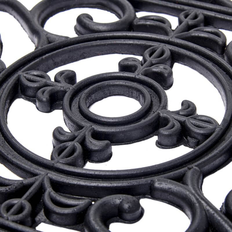 Mix Mats Doormat Cast Iron Design Rubber – 45x75 cm