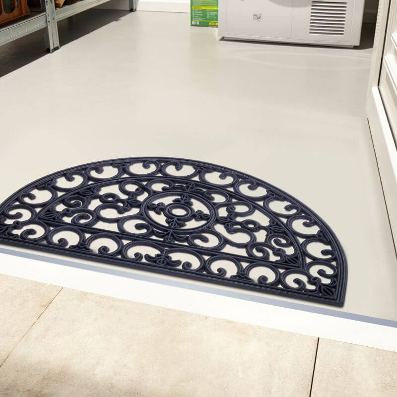 Mix Mats Doormat Cast Iron Design Rubber – 45x75 cm