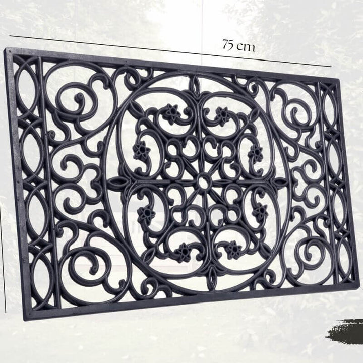 Mix Mats Doormat Cast Iron Design Rubber – 45x75 cm