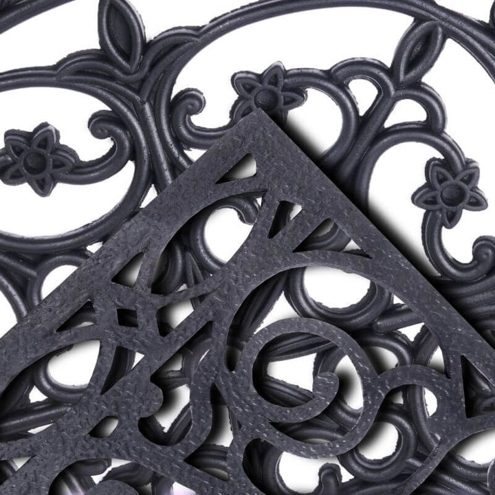 Mix Mats Doormat Cast Iron Design Rubber – 45x75 cm