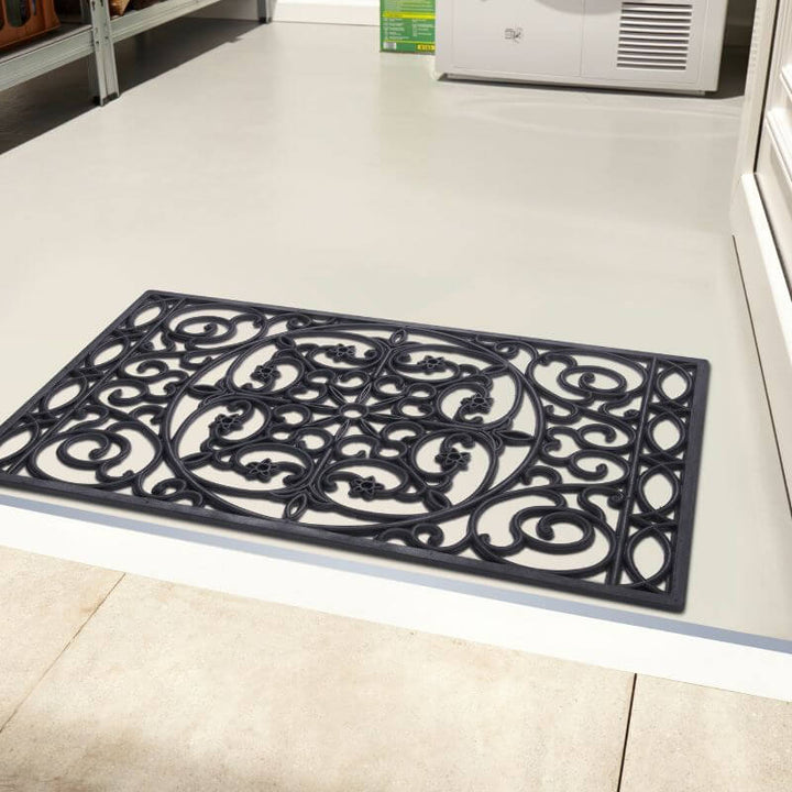 Mix Mats Doormat Cast Iron Design Rubber – 45x75 cm