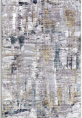 Shortpile Rug Saphire Gold – Abstract Modern