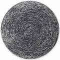 Gloria Dark Grey Round Rug – Cavallo