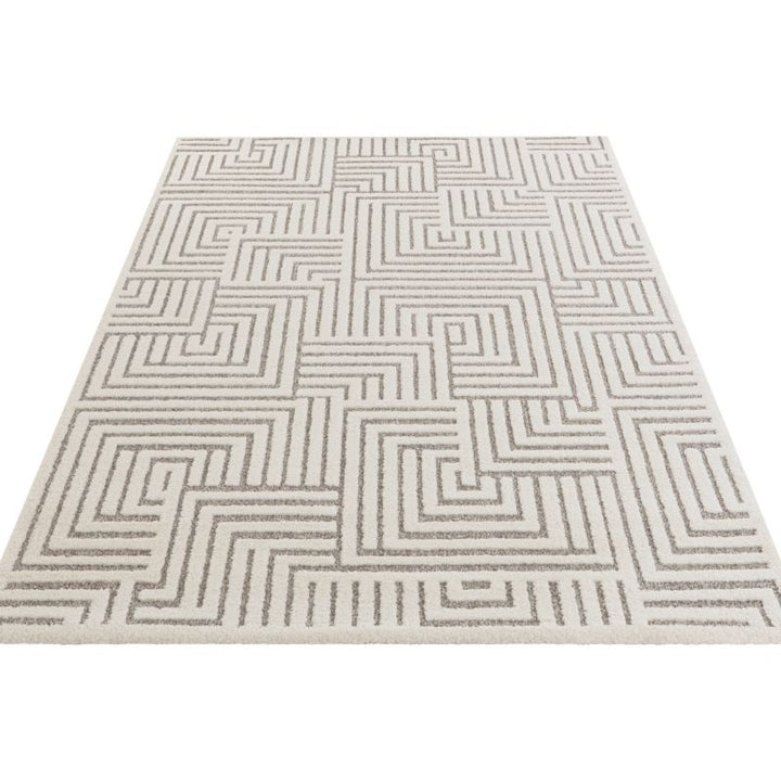 Soft Pile Rug with High-Low Texture