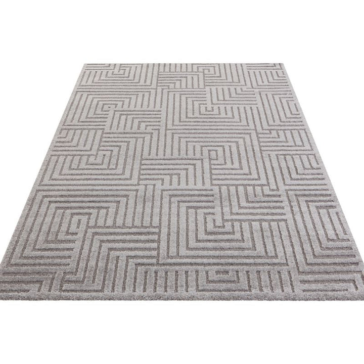 Soft Pile Rug with High-Low Texture