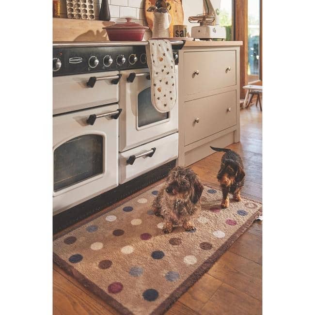 The Rugs Eco-Friendly Washable Dots Mat |Stylish & Practical