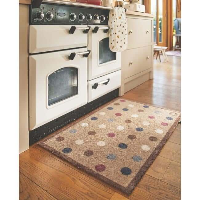 The Rugs Eco-Friendly Washable Dots Mat |Stylish & Practical