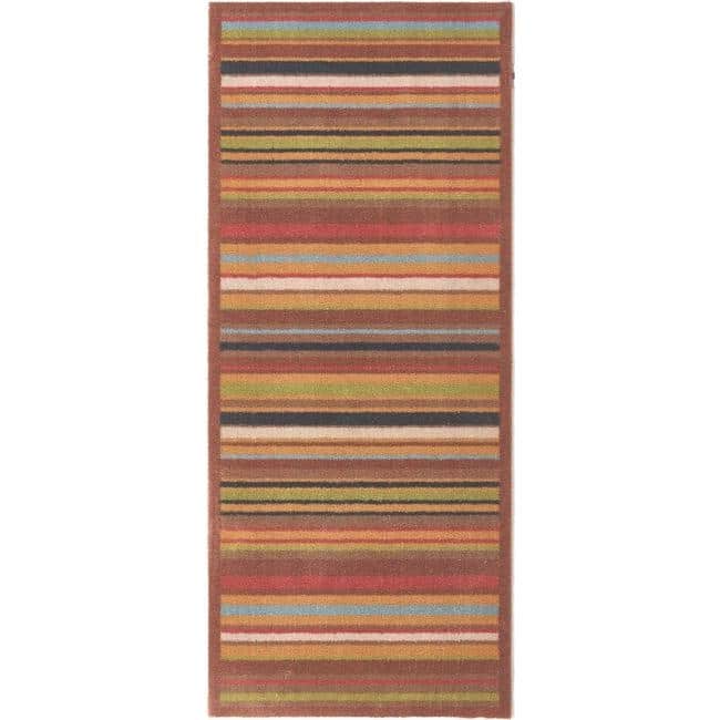 The Rugs Eco-Friendly Washable Striped Mat | Trap 95% Dirt