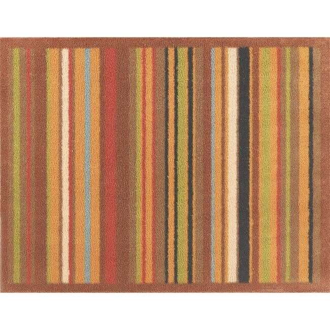 The Rugs Eco-Friendly Washable Striped Mat | Trap 95% Dirt
