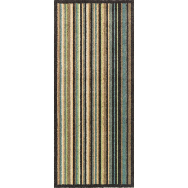 The Rugs Eco-Friendly Washable Striped Mat | Trap 95% Dirt