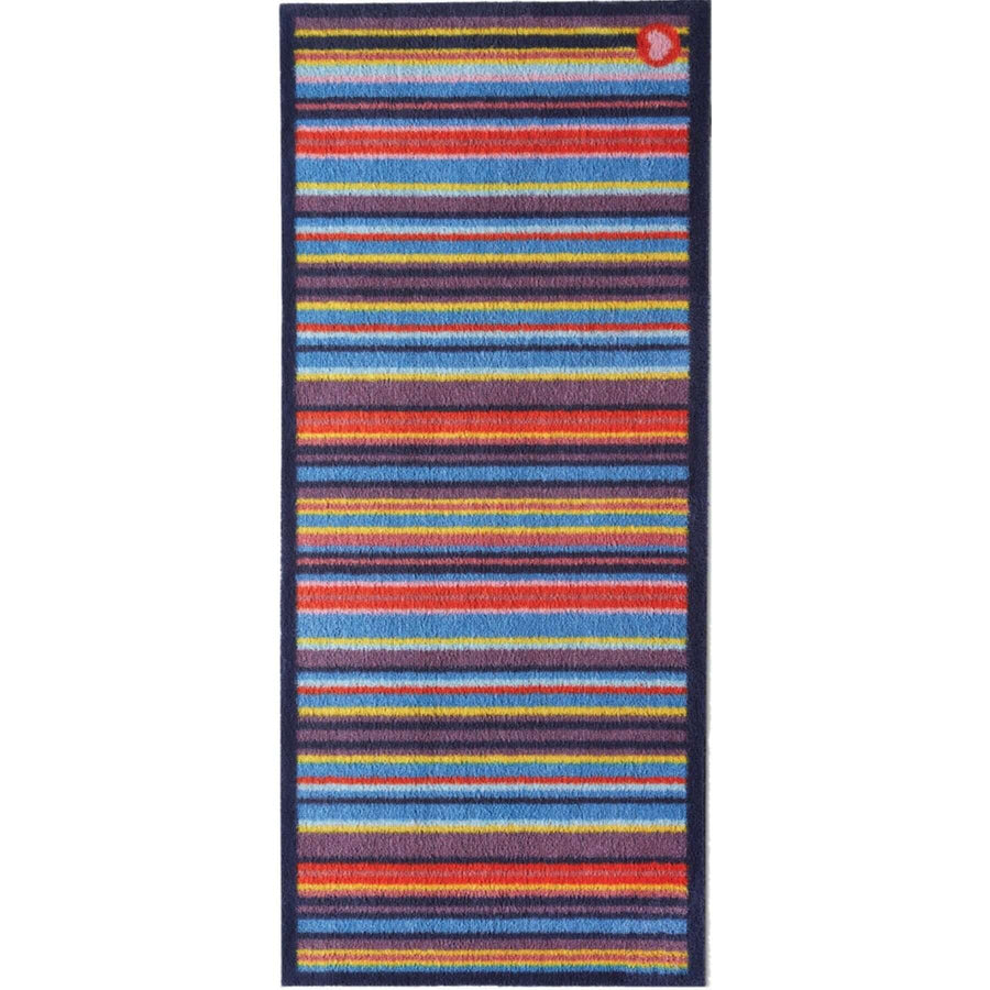 The Rugs Eco-Friendly Washable Striped Multicolour Mat | Trap 95% Dirt