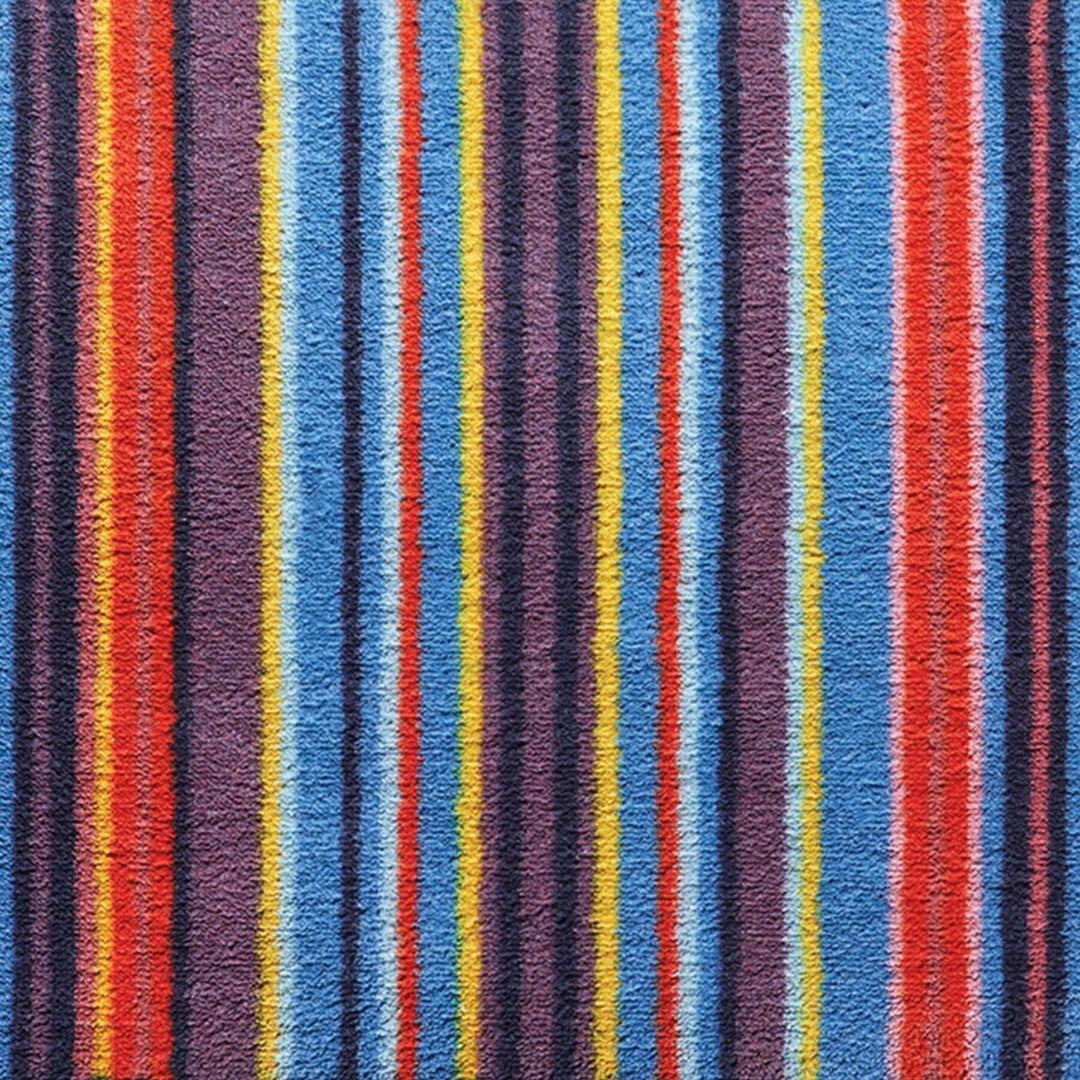 The Rugs Eco-Friendly Washable Striped Multicolour Mat | Trap 95% Dirt