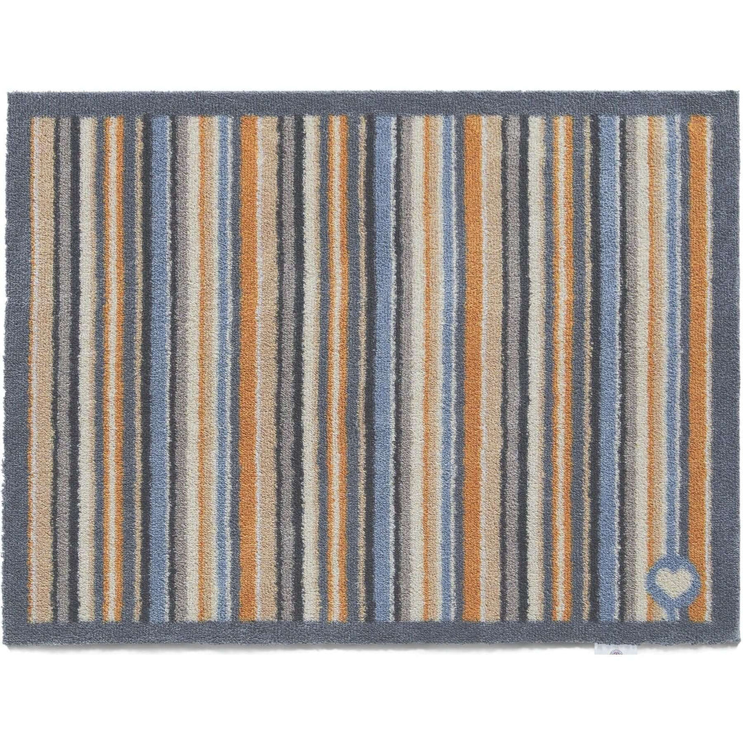 The Rugs Eco-Friendly Washable Striped Mat | Trap 95% Dirt