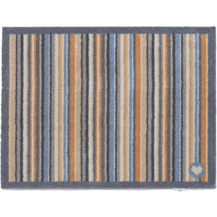 The Rugs Eco-Friendly Washable Striped Mat | Trap 95% Dirt