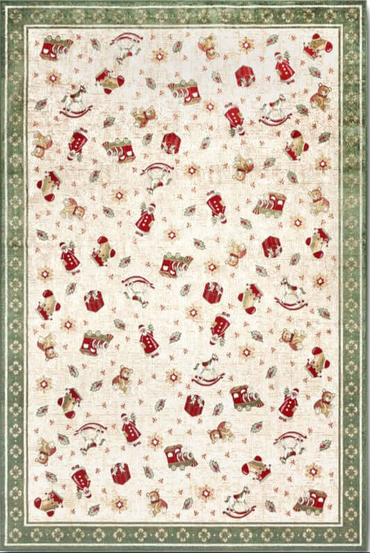 The Rugs Nostalgic Toy-Inspired Rug: Festive Charm Awaits
