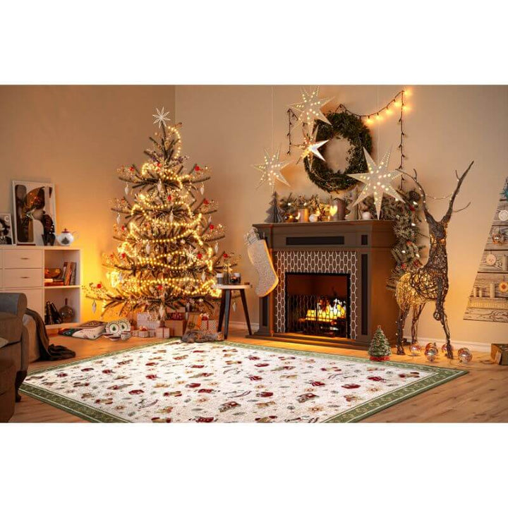 The Rugs Nostalgic Toy-Inspired Rug: Festive Charm Awaits